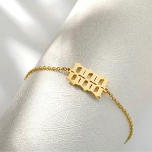 Abundance 888 New Anklet / Bracelet 18k Gold Plated